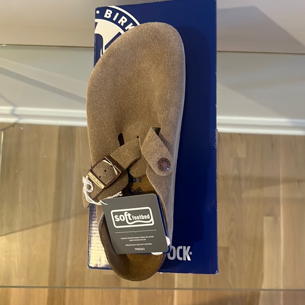 NWT Birkenstock Boston taupe